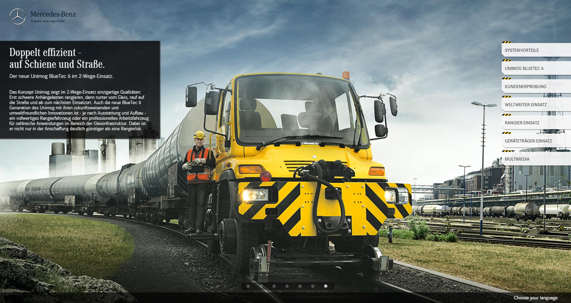 Mercedes-Benz Webspecial Unimog 2-Wege
